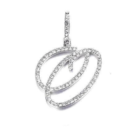 Hip hop accessories grass letter pendant melon seed buckle Cuban chain accessory