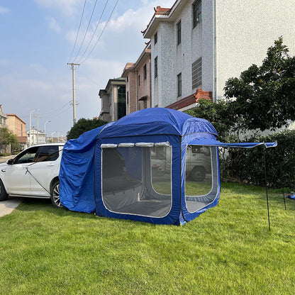 Outdoor Extended SUV Tail Tent Room, Vehicle-mounted Tent, Trunk Tent, Car Rear Trunk Tent