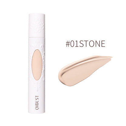 QIBEST Liquid Foundation Long-lasting Concealer Moisturizing Brightening Matte Natural Liquid Foundation Nude Makeup Conditioner