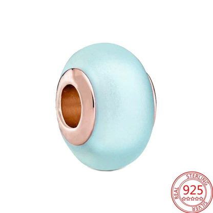 S925 sterling silver Mother's Day series beaded DIY accessory beads