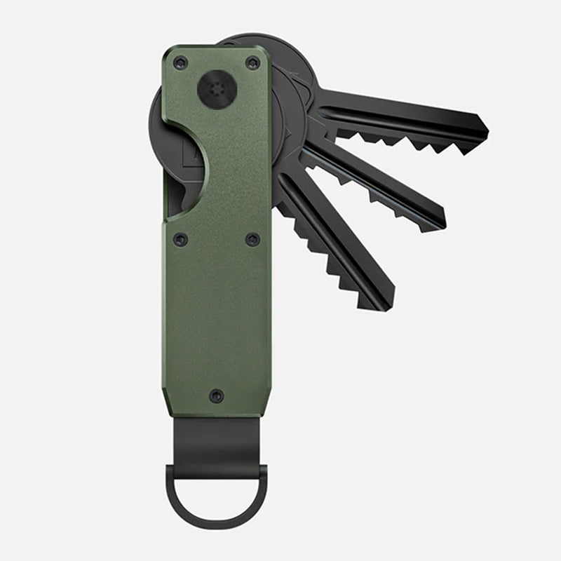 Keychain metal keychain aluminum alloy key storage keyclip