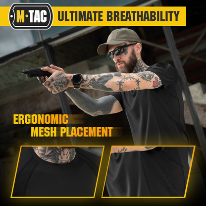 M-Tac T-Shirt Athletic Tactical Gen II with Loop Panels (Set of 3)