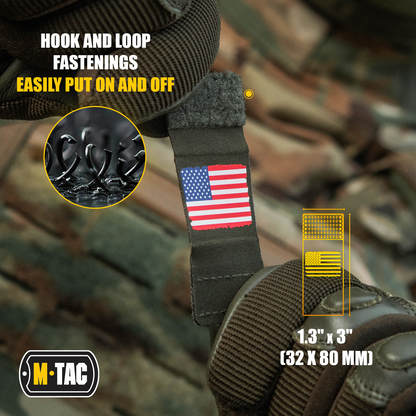 M-Tac Molle Morale Patch USA Flag - Tactical Military Badge