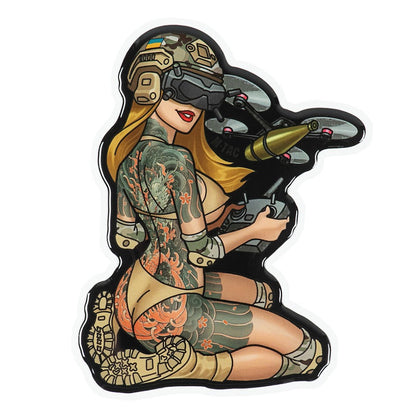M-Tac Morale Sticker Tactical Girl