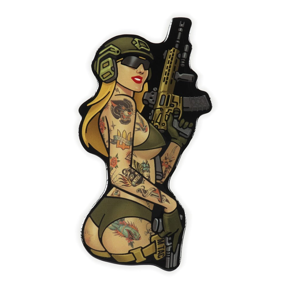 M-Tac Morale Sticker Tactical Girl