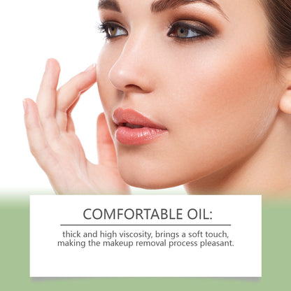 Green Tea Makeup Remover Oil Gently Removes Makeup For Face, Eyes And Lips With Refreshing And Non-Tight Makeup Remover Oil