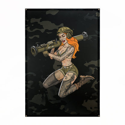 M-Tac Banner Tactical Girl AT-4 35.4 x 51.2 inches