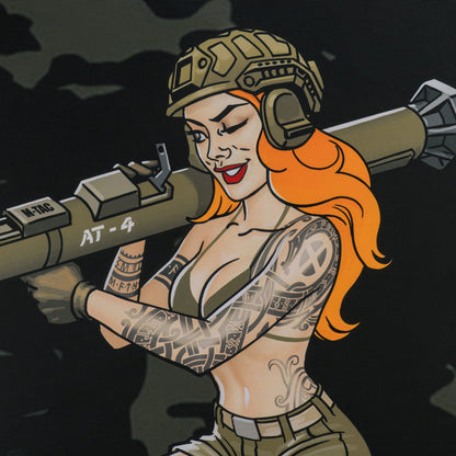 M-Tac Banner Tactical Girl AT-4 35.4 x 51.2 inches