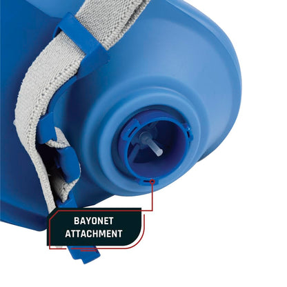 Parcil Safety UltraSeal Large Reusable Half-Face Respirator Mask | NIOSH-Approved | OV/P95 Protection, Standard Bayonet Cartridges