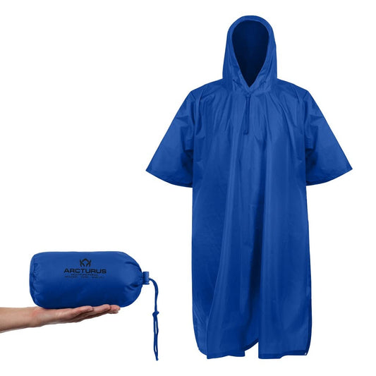 Arcturus Rain Ponchos | Adjustable Hood | Waterproof Ripstop Nylon | Great for Hunting, Fishing & Camping
