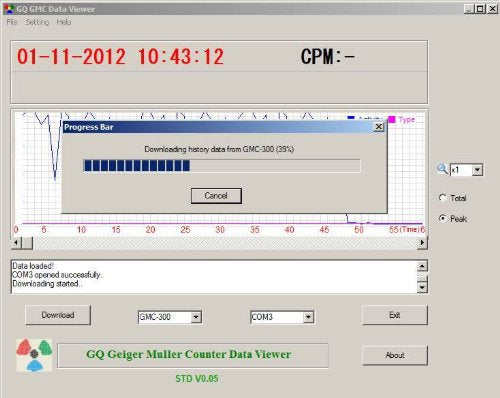 GQ GMC-320plus Geiger Counter Nuclear Radiation Detector Monitor