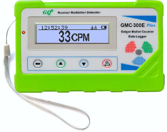 GQ GMC-300E Geiger Counter Nuclear Radiation Detector USA Product Beta Gamma X-ray Dosimeter Radiation Monitor Meter with Green Case