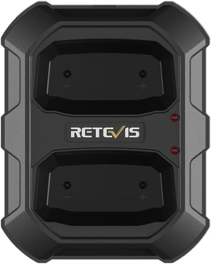 Retevis RB48 Heavy Duty Walkie Talkies, Waterproof Two Way Radio, Advanced Triple Proof, 2000 mAh, Emergency, 2 Way Radio Long Range for Job Site (4 Pack) Yellow