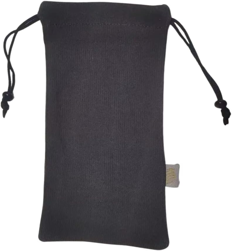 .E-M-F Phone Pouch, with EcoShield™ Bamboo Lyocell Fara-day Silver Fabric- Designed for cell to ring while in pouch - fits with case on - ideal for everyday 5 G, B T, Smart Meter & Wi Fi environments