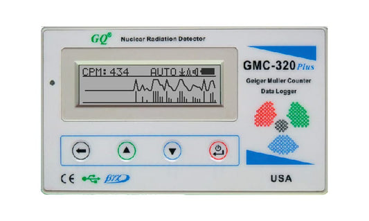 GQ GMC-320+V4 Digital Geiger Counter Dosimeter Radiation Detector Data Logger
