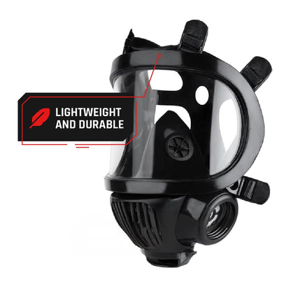 ST-100X Military Grade Full Face Respirator Mask with Advanced Air Filtration - For Chemical, Smoke, and Particulate Protection in Emergency Situations
