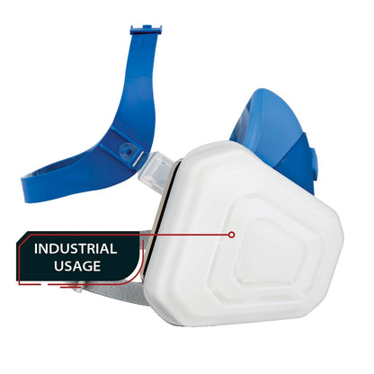 Parcil Safety UltraSeal Large Reusable Half-Face Respirator Mask | NIOSH-Approved | OV/P95 Protection, Standard Bayonet Cartridges