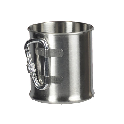 M-Tac Mug 8.5oz Stainless Steel with Carabiner