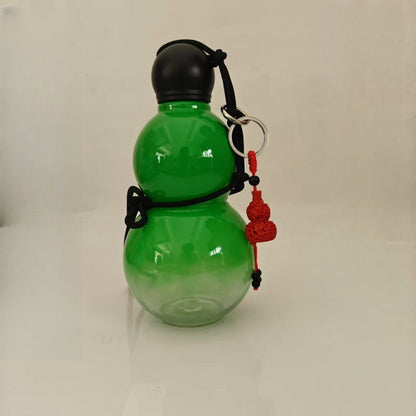 New plastic sports water cup Internet celebrity gourd kettle space cup boys and girls water cup large capacity