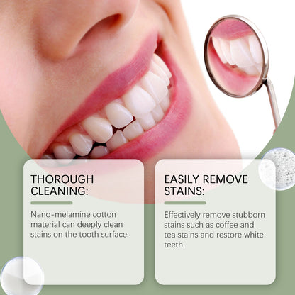Sponge Tooth Cleaner Daily Care For Oral Hygiene Cleaning Teeth Stains Sponge Tooth Cleaner