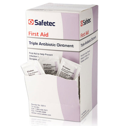 Triple Antibiotic .9gm. Pouch, 144 per box