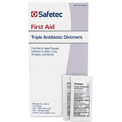 Triple Antibiotic .9gm. Pouch, 144 per box