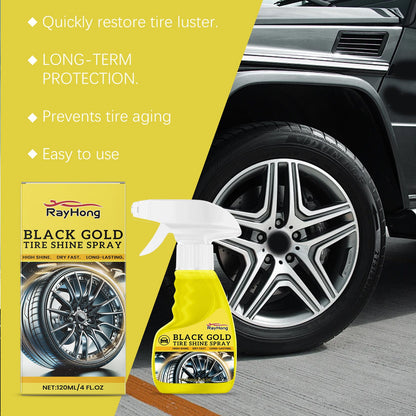 Car Wheel Shine Spray Car Wheel Clean Stain Polishing Coating Liquid Coating Agent