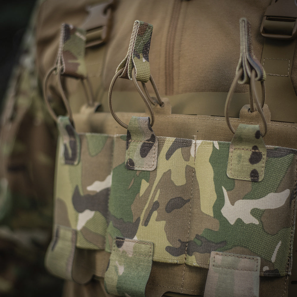 M-Tac Elastic Triple Mag Pouch Elite Laser Cut