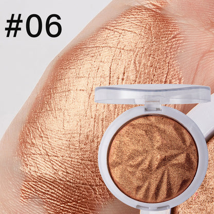 Makeup Monochromatic Diamond Polarized Highlight Powder Long-lasting Brightening, Fixing and Repairing Highlight Powder