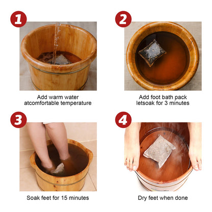 Leg Slimming Foot Bath, Relieve Leg Soreness And Swelling Discomfort Cold Relief Wet Foot Bath Kit