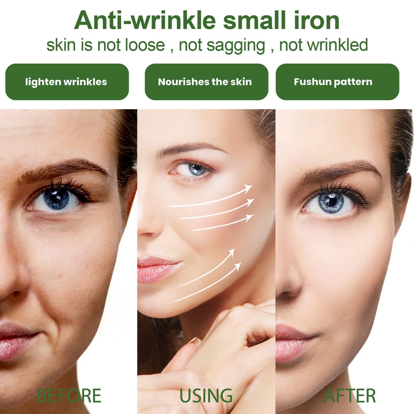 Deep Anti-Wrinkle Serum, Facial Firming Reduces Fine Lines And Wrinkles, Shrinks Pores And Improves Skin