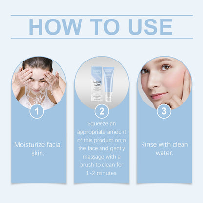 Amino Acid Cleanser Refreshing Non-Greasy Gentle Pore Cleanser Moisturizing Moisturizing Cleanser