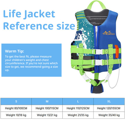 High-appearance kids' high-buoyancy swim vest: summer drifting, anti-drowning.