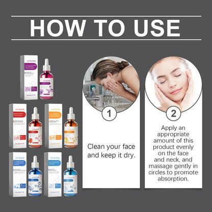 Serum Gift Box 5-Piece Facial Moisturizing And Hydrating Daily Repair Serum Gift Box