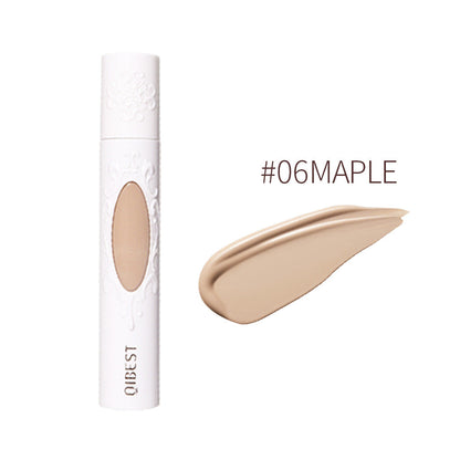 QIBEST Liquid Foundation Long-lasting Concealer Moisturizing Brightening Matte Natural Liquid Foundation Nude Makeup Conditioner