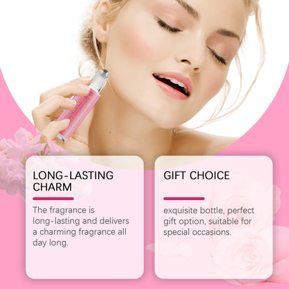 Rose Light Perfume Natural Fresh Light Fragrance Portable Lasting Fragrance Women Exude Charm Perfume
