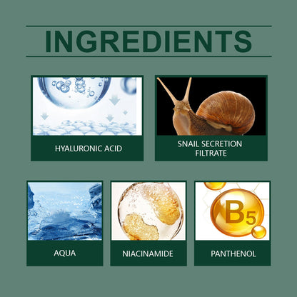 Snail Firming Serum Highly Hydrates, Removes Wrinkles And Delicate Skin Repair, Moisturizes And Rejuvenates Skin