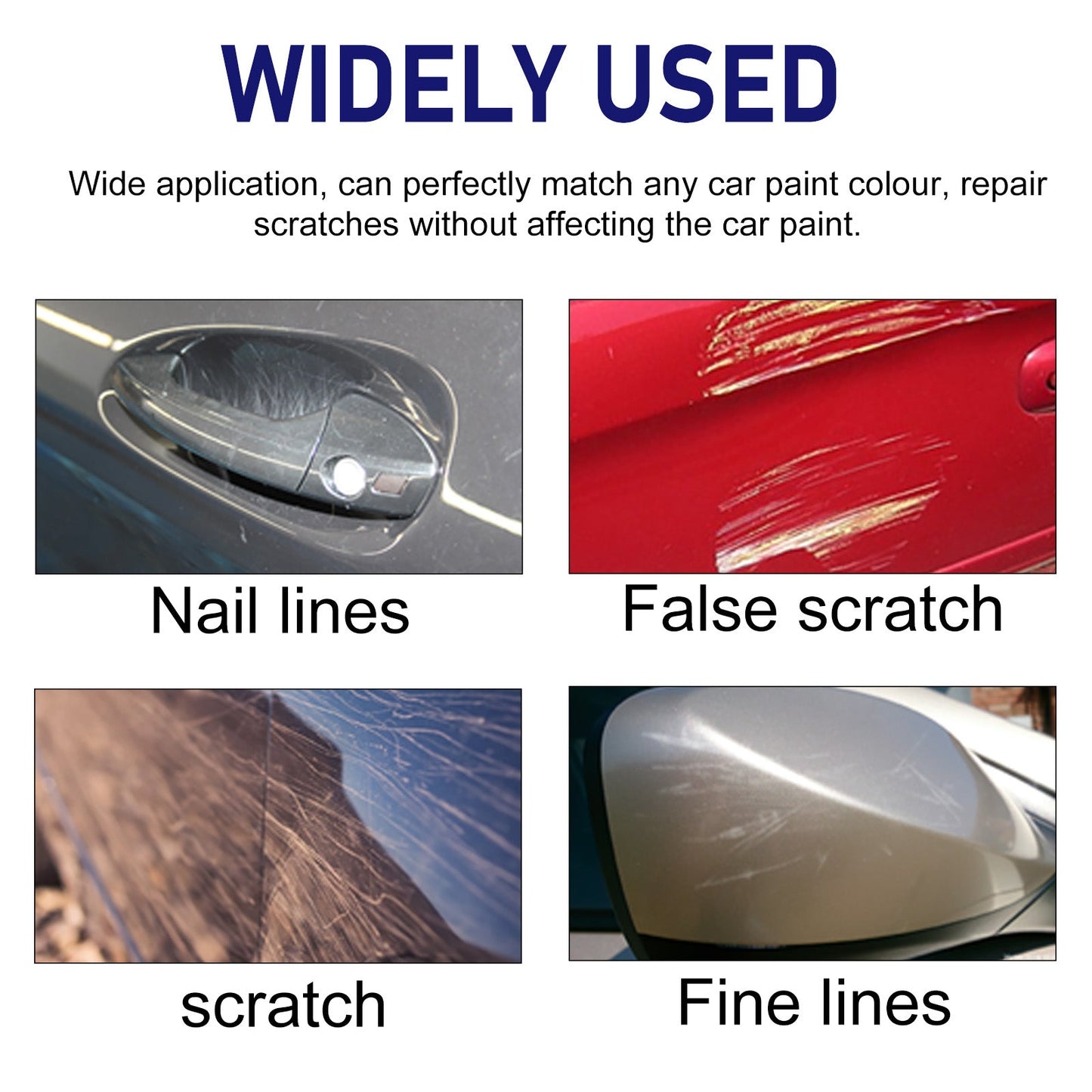 Car Scratch Remover, Repair Car Finish Scratch Polishing Refinish Coating Kit