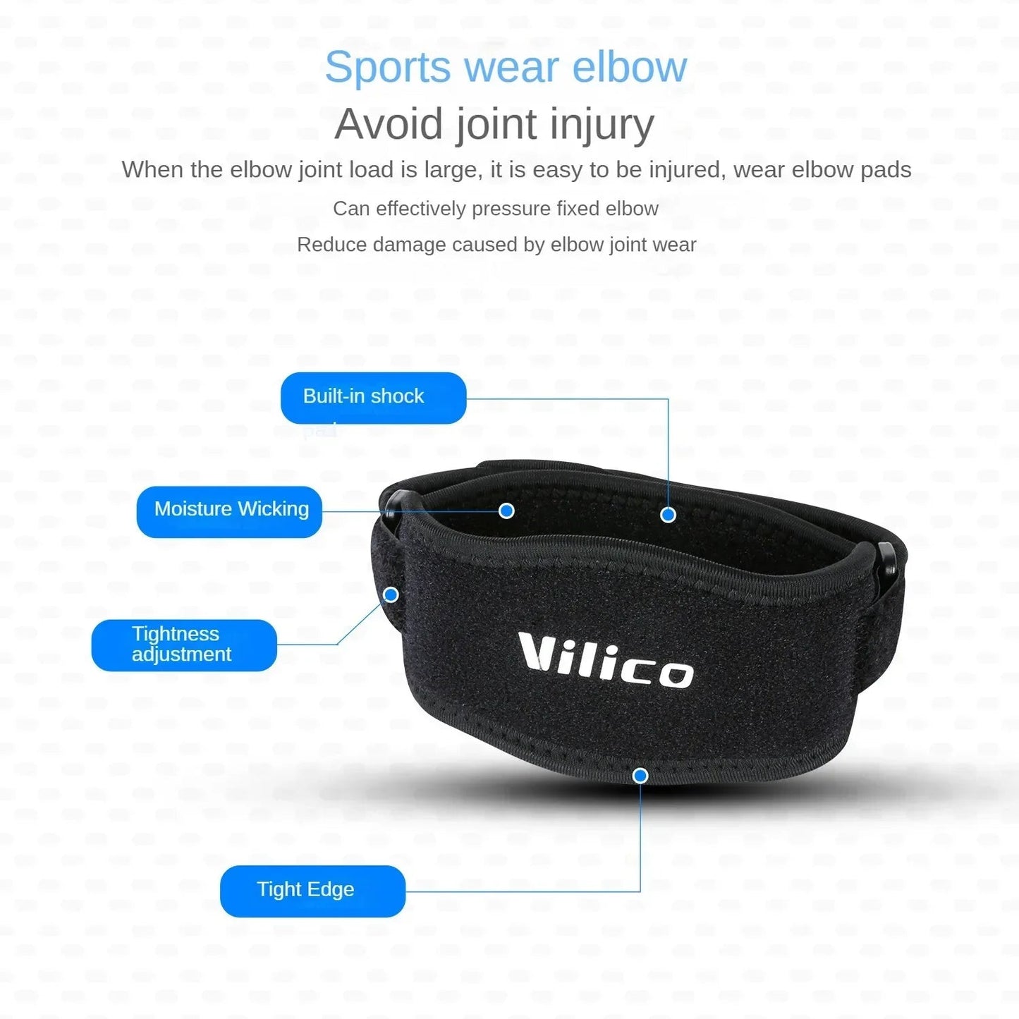 Men's and women's cycling outdoor sports elbow straps breathable and pressurized fixed protective equipment