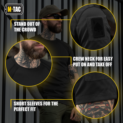 M-Tac T-Shirt Athletic Tactical Gen II with Loop Panels (Set of 3)