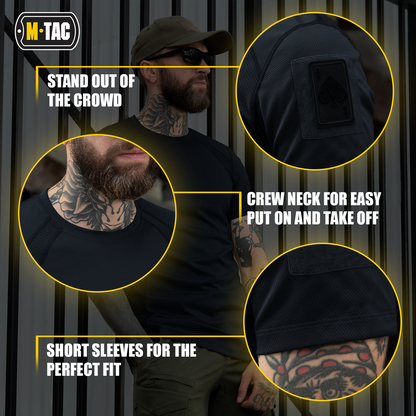 M-Tac T-Shirt Athletic Tactical Gen II with Loop Panels (Set of 3)
