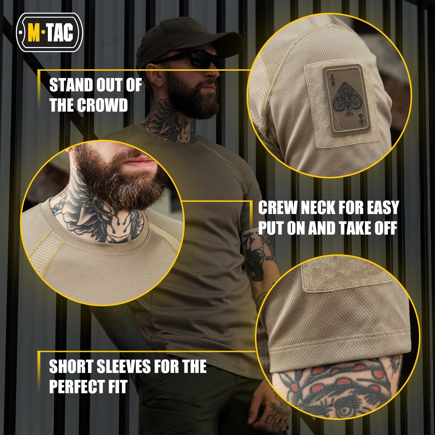 M-Tac T-Shirt Athletic Tactical Gen II with Loop Panels