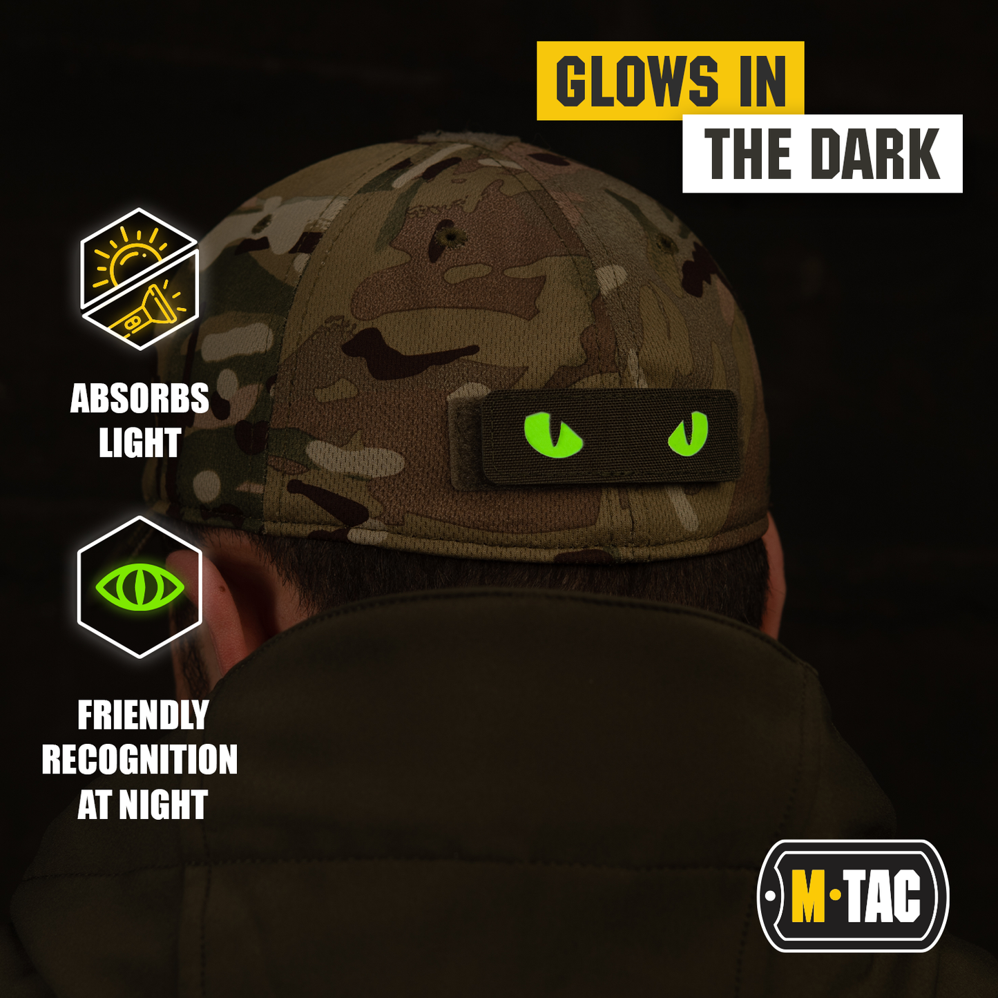 M-Tac Patch Cat Eyes Laser Cut
