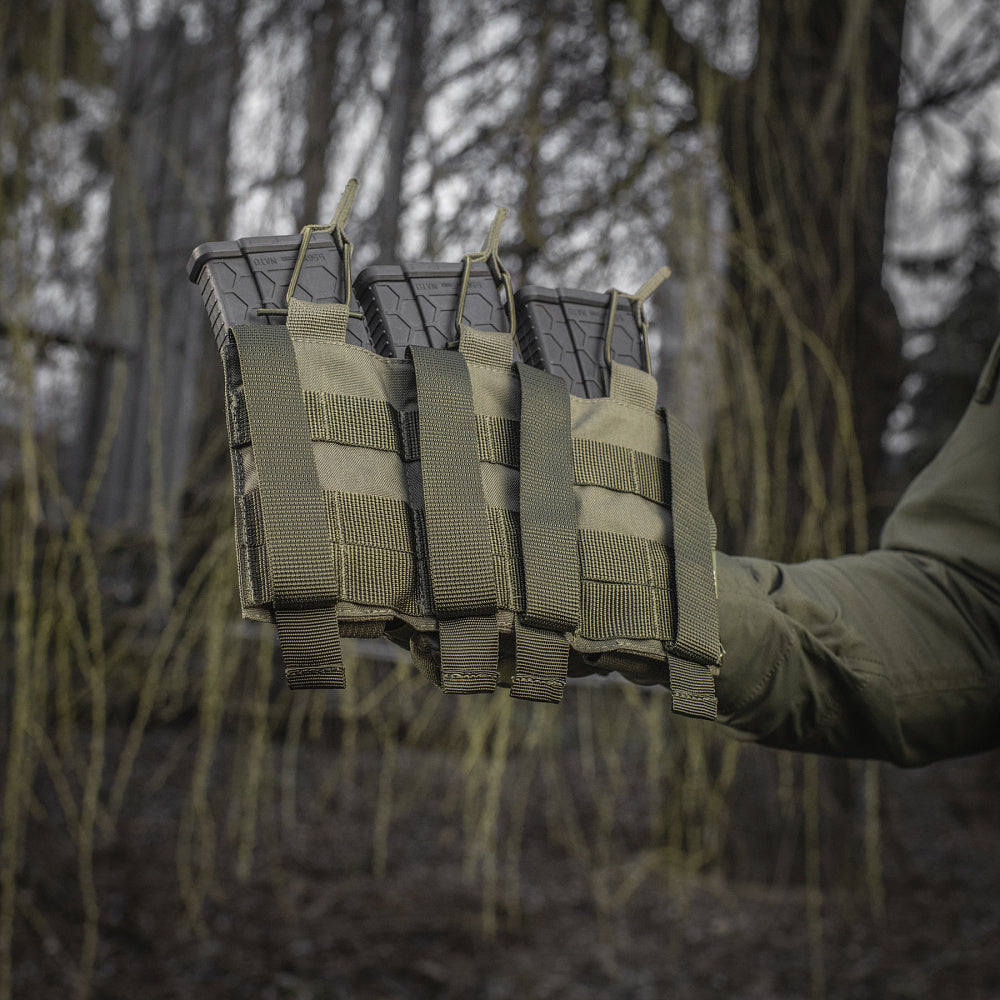 M-Tac Elastic Triple Mag Pouch Elite
