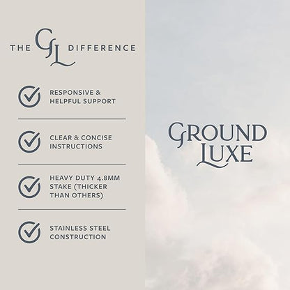 GroundLuxe Grounding Rod w/ 40 Ft Cord