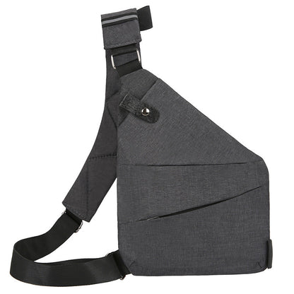 Multi functional sports waist bag single shoulder anti-theft bag lightweight and close fitting chest bag