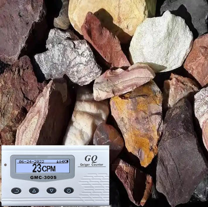 GQ 300 Series Geiger Counter Nuclear Radiation Detector Dosimeter for Beta, Gamma, X-Ray Portable Radiation Monitor with Real-Time Data Data Logging (GQ-300S)