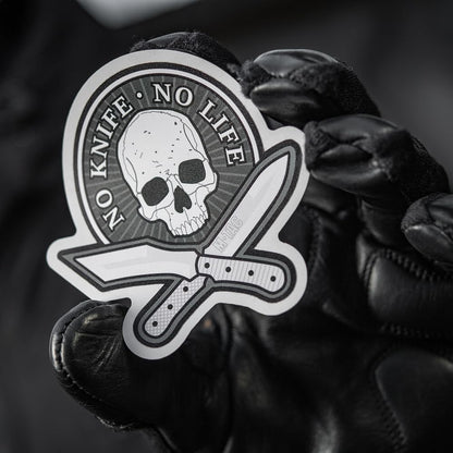 M-Tac Bumper Sticker No Knife No Life
