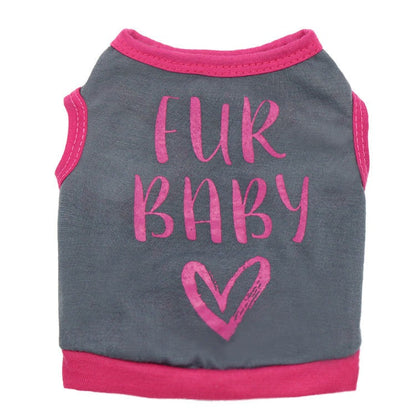 Dog Clothes Summer Clothes Teddy Bears Small Dogs Milk Dogs Puppy Clothes Pet Dog Vest Thin
