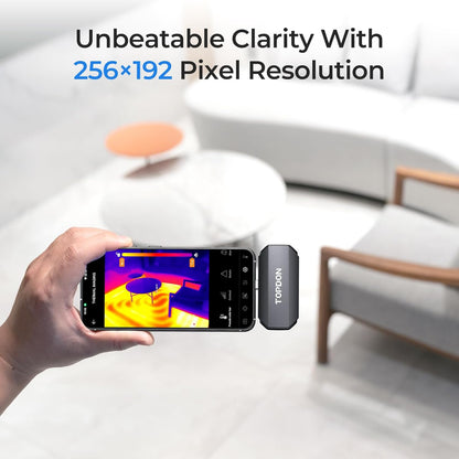 TOPDON TC001 Thermal Camera for Android, Super IR 512x384 High Resolution, Thermal Imaging Camera, Thermal Imager - Optimized Temperature Accuracy, Works for Smartphones and Tablets & PC(not for iOS)